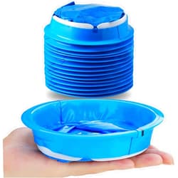 Valchoose 14 Pack Disposable Vomit Bags (Thick), Barf Bags 1000ML Blue, Morning Sickness Bags Hospital Grade Leaking Resistant by Valchoose
