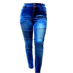 1826 Jeans Jack David Womens Plus Size High Waisted Black/Blue Stretchy Skinny Denim Jeans Pants