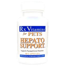 Rx Vitamins Hepato Support for Dogs & Cats - Milk Thistle Supplement for Pets - 100mg Milk Thistle for Healthy Liver Function - Silymarin Capsules for Pets - 90 ct.
