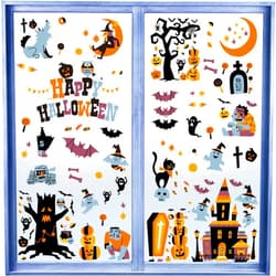 CCINEE Halloween Window Stickers，10 Sheets Halloween Window Clings Decals for Halloween Party Decoration Glass Windom Indoor and Outdoor Home Decor