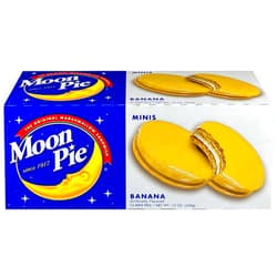NAZUSA Moonpie, Banana Mini Moonpie, 12 Ounce
