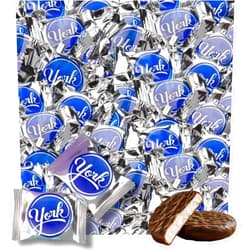 Sweetsome York Peppermint Patties - Dark Chocolate Peppermint Egg Candies - Individually Wrapped – Bulk Pack - 1 Pound