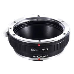K&F Concept Lens Mount Adapter Compatible with Canon EOS (EF/EF-S) Mount Lens to M4/3 (Micro Four Thirds) MFT Olympus Pen and Panasonic Lumix Cameras