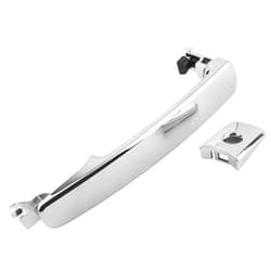 YMAUGP Exterior Chrome Door Handle Front Left Driver Side with Keyhole | Without Smart Key, 2003-2008 for Infiniti FX35 FX45, 2003-2007 for Nissan Murano, 2008-2013 for Rogue 80640-CA012, 80640CA012