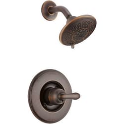 Delta Faucet Linden 14 Series Single-Function Shower Trim Kit with 5-Spray Touch-Clean Shower Head, Venetian Bronze T14294-RB (Valve Not Included)