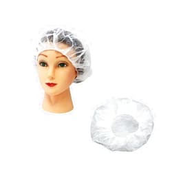 PackagingSuppliesByMail Disposable Bouffant (Hair Net) Caps, Spun-Bounded Poly, Hair Head Cover Net 28 Inches, Pack of 1000