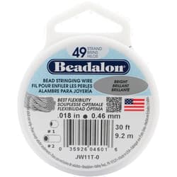 Beadalon Stringing Wire 49-Strand .018