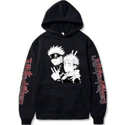 Ubeisy Symish Boy's AnimeAnime Hoodie 3D Printed Gojo Satoru Sweatshirts Hoodie for TeensTops