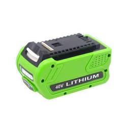 Kemjio 29472 40V 4.0Ah Battery Replacement for GreenWks 40V Battery 29472 29462 2901319 29252 20202 22262 25312 25322 20642 22272 27062 21242 G-Max Cordless Power Tools
