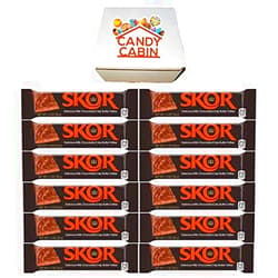 CANDY CABIN Skor Milk Chocolate Butter Toffee 1.4 Oz Candy Bars, Multiple Pack Box By CANDY CABIN (12 Pack)