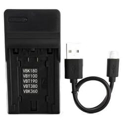 Norifon VW-VBK180 USB Charger for Panasonic HDC-HS60, HDC-HS80, HDC-SD40, HDC-SD60, HDC-SD80, HDC-SD90, HDC-TM40, HDC-TM60, HDC-TM80, HDC-TM90, SDR-H100, SDR-H85, SDR-S50, SDR-T50 Camera and More