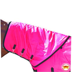 HILASON 600D Winter Waterproof Poly Turnout Horse Hood Neck Cover | Horse Hood | Horse Turnout Hood | Horse Neck Covers for Winter | Waterproof Neck Cover for Horses Large