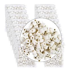 JIHAQUA Aquarium Bio Ceramic Rings 18 lbs Filter Media for Pond Fish Tank Canister Filter
