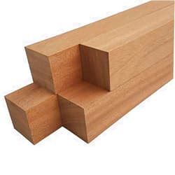 Barrington Hardwoods Mahogany Lumber Square Turning Blanks (4 Pieces) (2