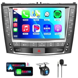 Podofo Car Radio Stereo for Lexus IS250 2006-2012 with Wireless CarPlay Android Auto, 9 Inch Android 13 Touch Screen Head Unit, HiFi Audio GPS Navigation WiFi USB Bluetooth SWC HD Backup Camera