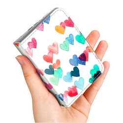 Fintie Mini Photo Album for 2x3 Inch Zink Photo Paper, 52 Pockets Small Albums for Kodak STEP/HP Sprocket/Canon IVY Mini Films Holder for Woman Girls Birthday Gift, Raining Hearts