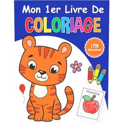 Pauline Lepont Mon premier Livre de Coloriage: Cahier De Coloriage Pour Les Tout-Petits Dès 1 an - Contient De Beaux Et Simples Dessin à Colorier, Animaux, Véhicules, Objets Et Bien D'autres (French Edition)