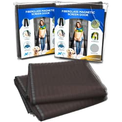 Flux Phenom Flux Heavy Duty Fiberglass Magnetic Screen Door (2-Pack) - Durable Upgraded Mesh, Fits 38