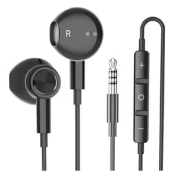 EMorevalue 3.5mm Earbuds Headphones for Samsung Galaxy A14 5G A13 5G A32 5G A02S A03S A04S A23 A12 S10 Plus S9+ Note 9 Motorola G Stylus 5G G Power Pure Play G 5G, Noise Canceling Wired Earphones with Microphone