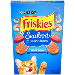Friskies Cat Food, Seafood Sensations, 16.2 oz