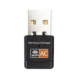 SGElectronix USB WiFi Adapter, AC600 Mbps Dual Band 2.4/5Ghz Wireless USB Mini WiFi New Network Adapter 802.11 Mini Wireless for Laptop/Desktop/PC, Support Desktop Laptop MAC Book Windows Notebook