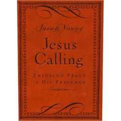 By Sarah Young (Author) Jesus Calling, Small Brown Leathersoft, with Scripture References: Enjoying Peace in His Presence (A 365-Day Devotional)