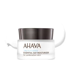 AHAVA Essential Day Moisturizer - Essential Daily Hydrating Facial & Neck Cream, Anti-Aging & Smoothing Effect, Enriched with Osmoter, Aloe Vera, Allantoin & Vitamin E