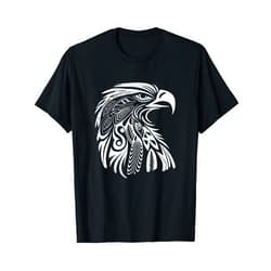 Best Tribal Tattoo Designs I Trends I Born for Art Eagle, feathers, king of air, spirit animal, bird, freedom T-Shirt