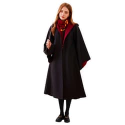 Focupaja Unisex Magic Robe Magical Cloak Hooded Cape with Pockets Halloween Robe Outfit Cosplay Costume