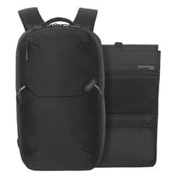 Targus 15-16” Work+ EcoSmart Backpack – Detachable Tech Organizer, Lockable Zippers, Recycled Materials, 23L Capacity, Water Bottle Pocket, Anti-Theft Design - TBB657GL