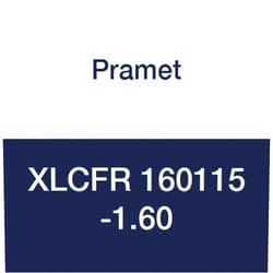 Pramet XLCFR 160115-1.60 Carbide Modular Blade for Parting and Grooving, Right Hand for Insert Width 0.59