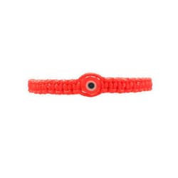 TUTTI JOYERÍA ARTESANAL Bracelet for Baby - Red macrame bracelet for Baby - New born - Baby Shower - Baptism - Birthday gift - Tutti Jewelry (Red Evil Eye)