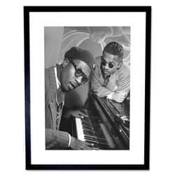 Wee Blue Coo The Art Stop Music Vintage Photo Jazz Legend Thelonious Monk Piano Framed Print F12X7596