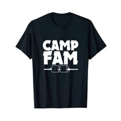 Camp Fam T-Shirt Family vacation Gift T-Shirt