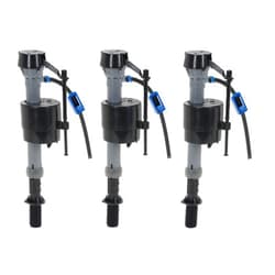 Fluidmaster 400A133 Premium Filling Valve Universal High Performance Toilet Fill Valve - 3 Pack