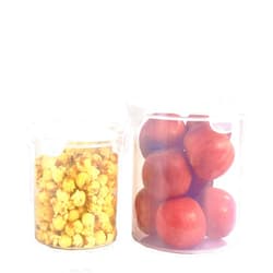 TIAN CHEN Reusable Soup Container with Lid Refrigerator, 2pcs Airtight Round Pickle Jar, Tall Bread Proofing Box, Commercial Storage Bulk Food Organization, Leak Proof, BPA Free (1pcs 50oz,1pcs 109oz)