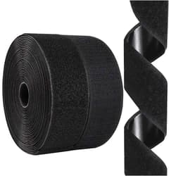 SOURRI 2 Inch x 26 Feet Hook and Loop Tape Sticky Back Fastener Roll, Nylon Self Adhesive Heavy Duty Strips Fastener for Home Office School Car and Crafting Organization