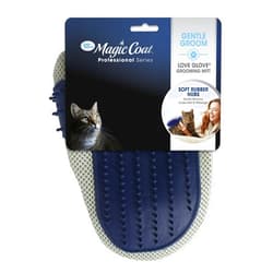 Four Paws Magic Coat Professional Series Love Glove Silicone Cat Grooming Mitt, Deshedding & Dematting, 1 Count