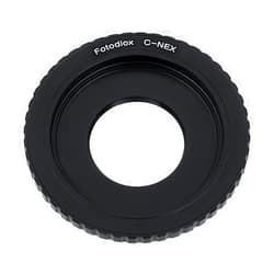 Fotodiox Lens Mount Adapter Compatible with C-Mount CCTV/Cine Lenses on Select Sony E-Mount Cameras
