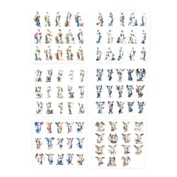 ZXMNBH 90 Pieces PET Stickers for Scrapbooking Kit Child Angel Sculpture Woman Statue Waterproof Clear Sticker Junk Journaling Supplies Bullet Journals Diary Planner Collage Laptop Paper Crafts