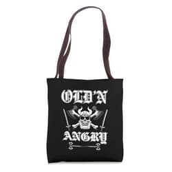 OORT 33 production OLD'N ANGRY cranky older men design Tote Bag