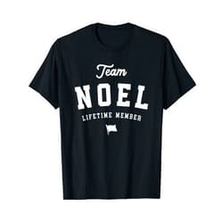 Noel Personalized Name Apparel Cld Team Noel Lifetime Member Funny Name Noel T-Shirt