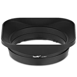 Haoge LH-RX1 Square Metal Bayonet Lens Hood Shade for Sony RX1 RX1R RX1RII and FE 35mm F2.8 55MM/F1,8 ZA Lens