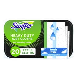 Swiffer Sweep + Mop, Wet Pads Refill, Floor Cleaner, Cleaning Cloths, Heavy Duty, Fresh, 20ct