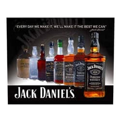 AMERICAN LUXURY GIFTS Jack Daniels Evolution- Bar Sign Wall Art, We Make The Best We Can- Vintage Wall Decor Print, Great Retro Addition To Man Cave Decor, Dorm Decor, Or Garage Decor. Great Gift For JD Fans. Unframed-8x10