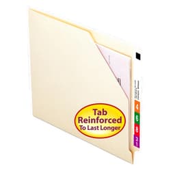 Smead End Tab File Jacket, Shelf-Master Reinforced Straight-Cut Tab