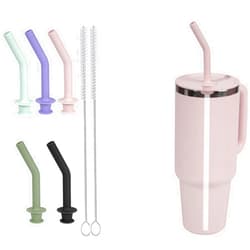 Greant 5 PCS Press in Straw for Hydroflask Tumbler, Replacement Straws for Hydro Flask Tumbler Straw 20 oz, 28 oz, 32 oz, 40 oz