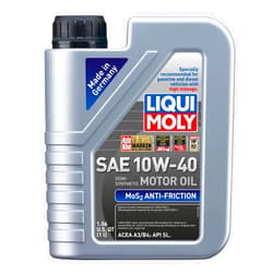 LIQUI MOLY MoS2 Antifriction SAE 10W-40 | 1 L | Part -synthetic engine oil | SKU: 2042