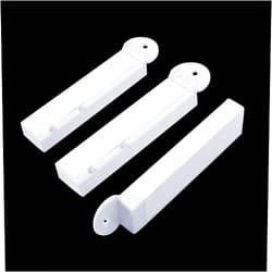 XCHTX Theft Protection Stop Lock Magnetic Key with Slat Wall & Pegboard Security Hook Lock 6 inch,Sets of 3