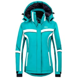 Wantdo Women's Waterproof Ski Jacket Warm Winter Snow Coat Windproof Snowboarding Jackets Insulated Parka